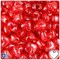 BeadTin Ruby Sparkle 12mm Heart (VH) Plastic Pony Beads (250pcs)